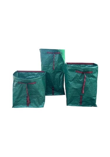 Suntek Bahçe Atığı Torbası Taşınabilir Büyük Yaprak Toplama 150l