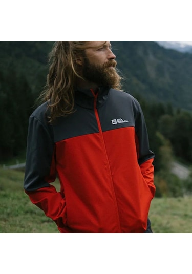 Jack Wolfskın Jack Wolfskin Feldberg Hoody Erkek Softshell 2206 Çok Renkli