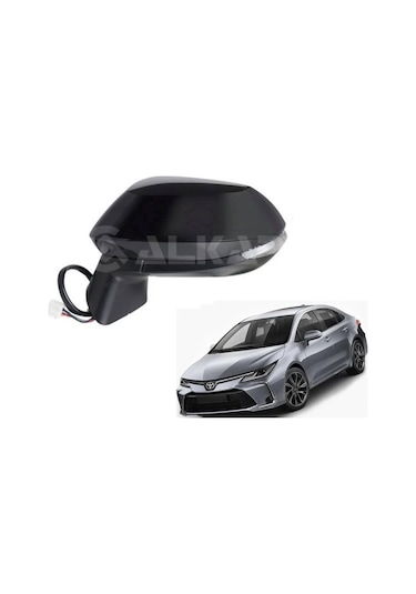Toyota Corolla Uyumlu 2019-2022 Elektrikli Sinyali Ayna Sağ