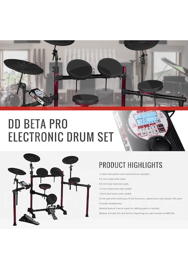 Ddrum Ddbeta Pro Kıt Dijital Bateri Profesyonel Seri Ful Set