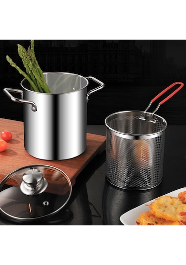 Suntek Sepeti Ile Kabak Pie Patates Kızartması Fritöz-sepetli