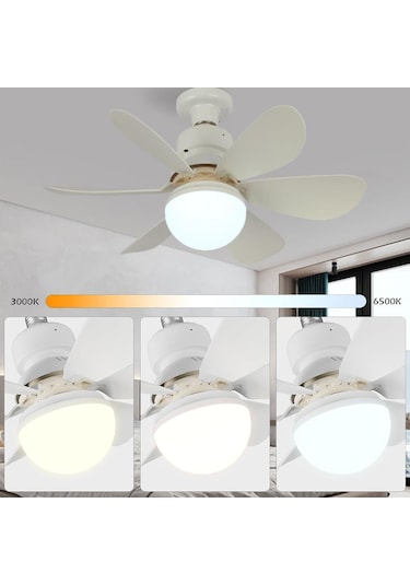 Ambition Tavan Vantilatörü Aydınlatmalı, Sessiz Tavan Fanı Işık