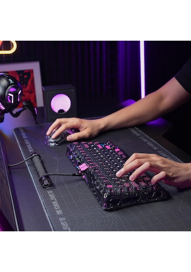 Gravastar Mercury V75 Lite He Hall Effect Manyetik Switch Gaming Klavye, Hot-swappable, Rapid Trigge