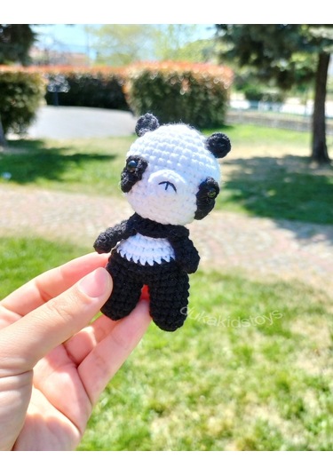 Amigurumi Panda Anahtarlık Aksesuar Hediyelik Oyuncak Dukakidstoy