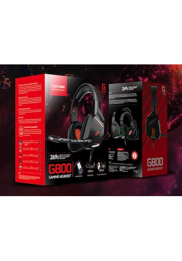 Plextone G800 Teleskopik Kablolu Kulak Üstü Oyuncu Kulaklığı