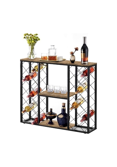 Metal Şaraplık Şarap Standı Viski Standı 6008