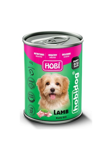 Hobi Hobidog Kuzu Etli Yavru Köpek Konservesi 400 G