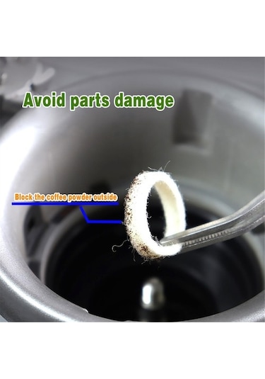 Metabagua Espresso Makinesi Öğütücüsü Breville Bes870 Bes878 Bes880 Bes980 Bes990 Bcg600 Bcg820 Için Yedek Keçe Rondelası Ekul4l Beyaz