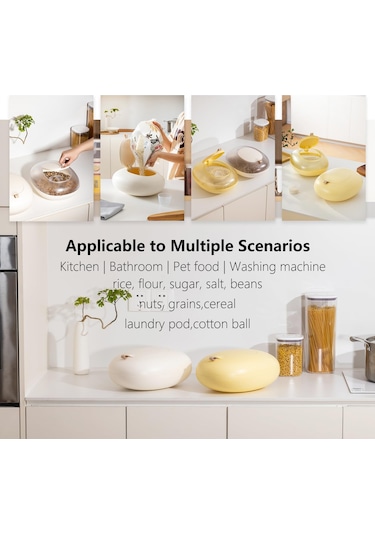 Gqiang Pirinç Dağıtıcı 4,5 Kg Saklama Kabı Kutusu, Ölçüm Kabı,