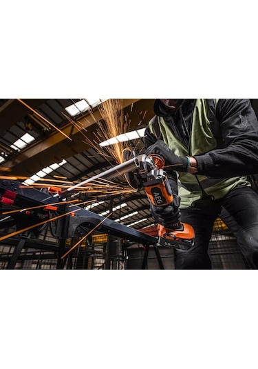 Aeg BEWS 18-115BLPX2-0 Akülü Kömürsüz Taşlama (Akü Hariç) - T4935480856