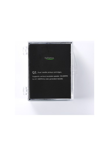 Ranyeek Q2 Çift İğneli Vinil Pleyler Kolu - Ruby Ve Safir İğnelerle 33/45/78 Rpm Plaklar İçin Uyumlu, Basit Değişim, Kaliteli Ses - 1 Adet