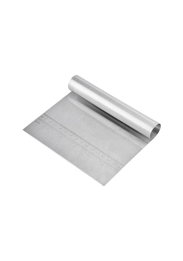 Moveevo Pasta, Hamur Ve Pasta Krema Dağıtıcı, Çikolata Kıvrımları Ve Yıkama İçin Paslanmaz Çelik Hamur Scraperı - 15x12cm Diğer