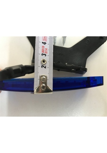 Replax Çakarlı Parmak Led Mavi 24V 18 Ledli Su Geçirmez TAS046M-24