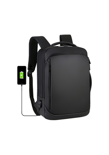 Tenfowee 2022 Yeni Siyah Çok Amaçlı Sırt Çantası, 15.6 İnç Laptop Taşıma, İş Ve Okul Kullanımı İçin İdeal, Logo Basma Seçeneği Siyah