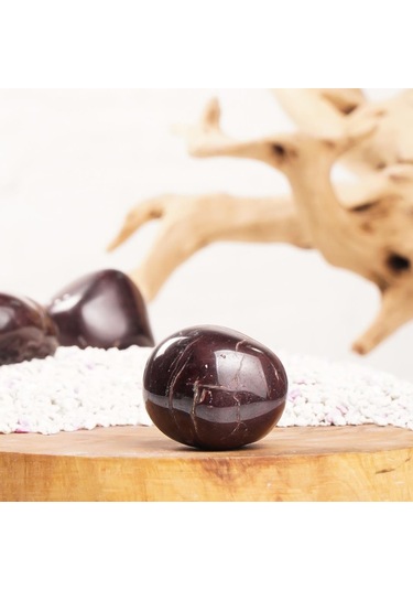 Lal Garnet Güç Taşı Doğal Taş