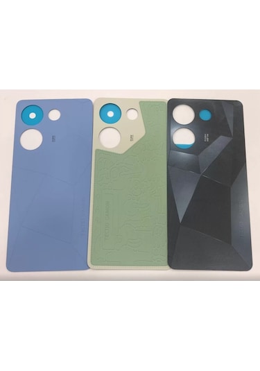 Tecno Camon 20 Ck6n Arka Kapak Pil Kapağı Beyaz Beyaz