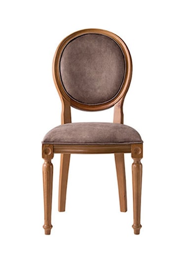 Madalyon Ahşap Klasik Sandalye Ceviz