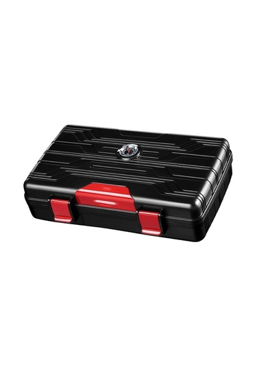 Lubinski Seyahat Tipi Puro Kutusu Humidor Siyah 10cigar