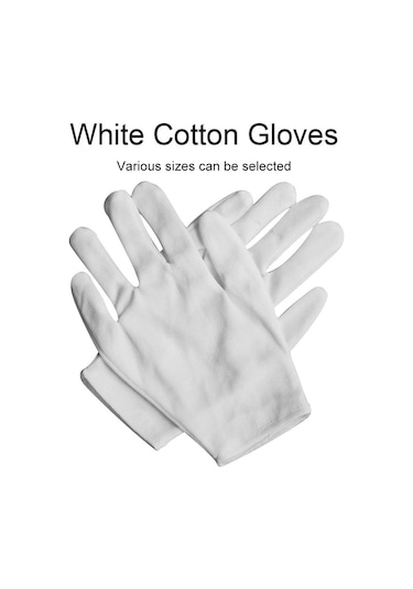 Sones 12 Çift Saf Pamuklu İş Eldiveni, Orta Kalınlıkta Beden: Xl