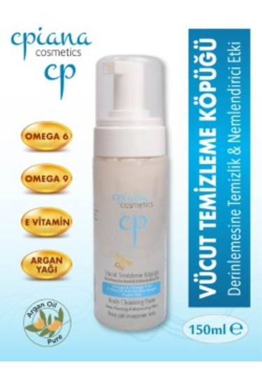 Vücüt Temizleme Köpüğü Argan Yağlı 150ml