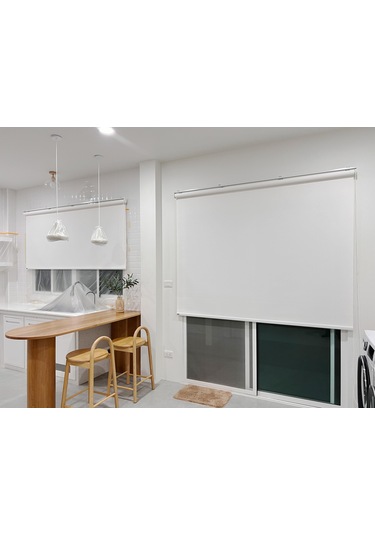 Beyaz Mat Stor Perde Etek Dilimsiz Güneşlik Perde Güneşlik Stor Perde Beyaz