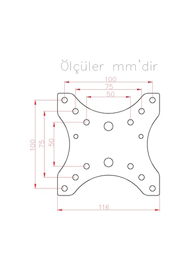 19'' 27'' Hareketli Lcd Led Tv Askı Aparatı