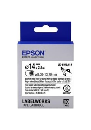 Epson Lk-7Wbn Standard Siyah Üzeri Beyaz 36MM 9Metre Etiket