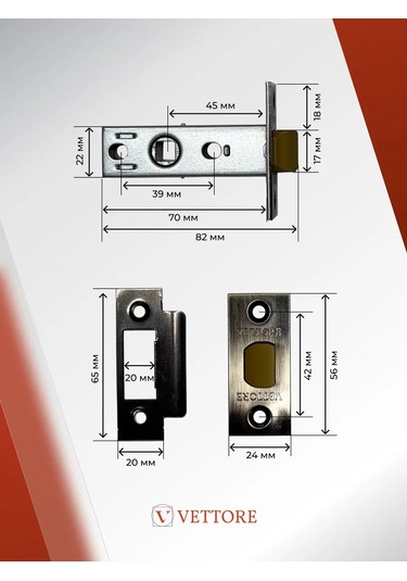 Vettore Kaporta İçi Kapı Kolu, Gömme Mandallı, Kelebek Menteşeli 235775743
