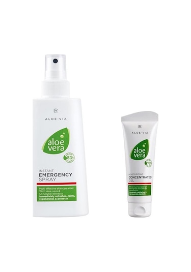 Lr Aloe Vera Acil Yardım Spreyi 400 ML + Aloe Vera Konsantre Jel 100 ML