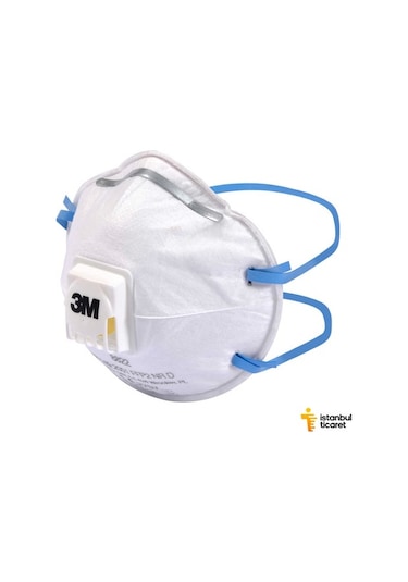 3M 8822 Ventilli Toz Maskesi Ffp2 (10 Adet/Kutu)