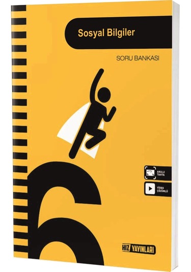 Hız Yayınları 6. Sınıf Sosyal Bilgiler Soru Bankası