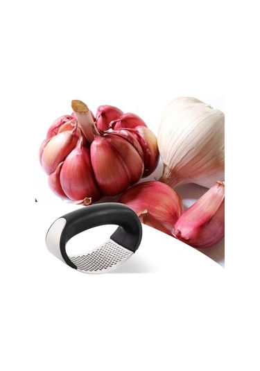 Dancemonkey Paslanmaz Çelik Sarımsak Baskı Ayağı Manuel Sarımsak Aletleri Gümüş