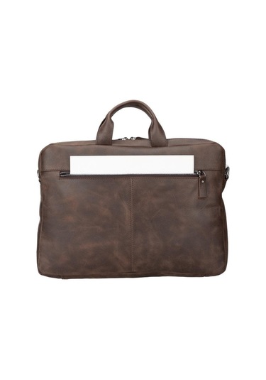 Soriel Leather Business Briefcase / Laptop Case 16" Çok Renkli