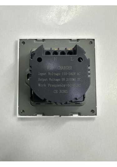 Usb Duvar Prizi 2 Port 220 Volt Usb Çevirici 2 Li Usb Duvar Prizi