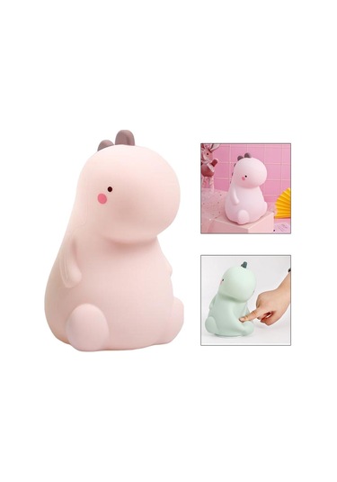 Homyl Led Gece Işığı Başucu Lambası Renk Değiştiren Pembe Pembe