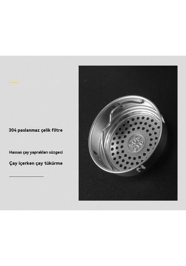 9 Paslanmaz Çelik Termos Bardak Sarı