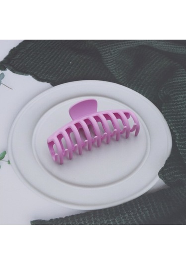 Büyük Boy Kaydırmaz Mandal Toka Pembe