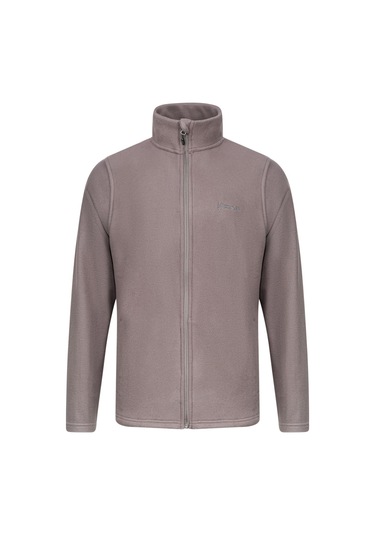 2as Cork Tam Fermuarlı Erkek Polar Sweatshirt Antrasit 001