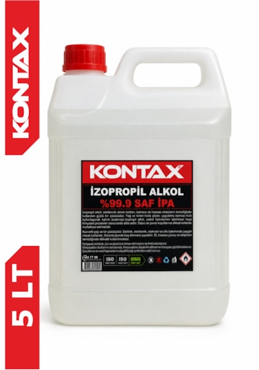 Kontax Saf İpa %99,9 İzopropil Alkol 5 Lt Tekli