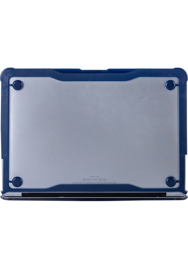 Macbook Uyumlu Air Kılıf Darbe Emici Outdoorhf Touchıd'li A1932 İle Uyumlu 2018/2019 Mavi