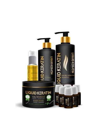 Keratin Yağlı Saç Botoksu No 2 Onarım + Yoğun Nem Keratin Bakım Seti - Yanan Yıpranan Kuru Saçlara