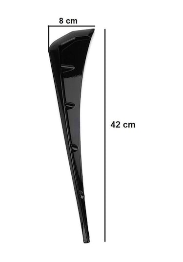Opel Corsa D Yan Çamurluk Venti Piano Black 2 Adet