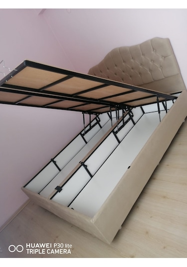 Azrayatakmobilya Baza+Başlık +Yatak Mdf+Profil(Trend Plus Model)