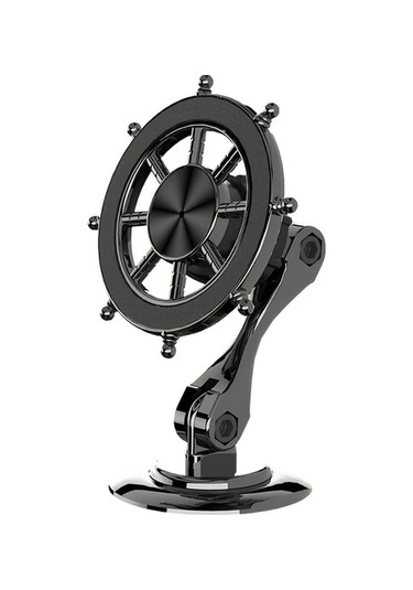 Dashanshop Siyah Manyetik Araç Telefon Tutucu 360 Derece Dönebilir Güçlü Mıknatıs