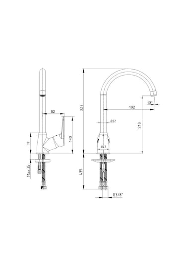 Eca Spylos Eviye Mutfak Eviye Bataryası 102118136