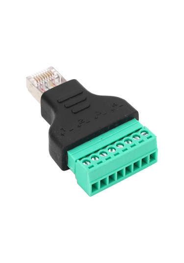 Maiyame Rj45 Dişi Vida Bağlantı Adaptörü - 8 Pinli Ağ Bağlantısı İçin 3 Adet Kolay Montaj, Sinyal İletiminde Güvenilirlik.