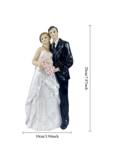 Düğün Koleksiyonları Düğün Pastası Süsleri Gelin Ve Damat Eşsiz Romantik Hatıra Pasta Süsü Figürin Style 2