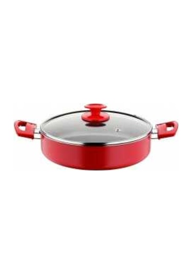 Papilla Redio 26 CM Karnıyarık Tencere. Kırmızı