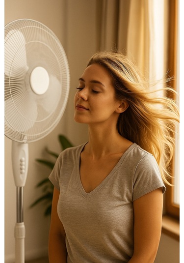 Girist Gr30 Merkür 3 Kademeli Ayaklı Vantilatör 40 Cm Beyaz