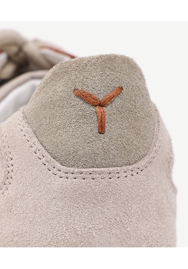 Yargıcı Kumaş Detaylı Deri Sneaker 24yeay4474x 017 Bej